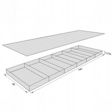 Габион ГСИ-М-6,0х2,0х0,23-С80-2,7-Ц